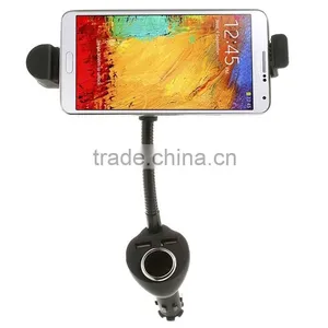 4in1 Flexible USB Car Charger Mount Cigarette Lighter Socket For Android Phones thumbnail-2