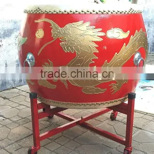 Traditonal Chinese Style Red Stage Play Drum Wholesale thumbnail-2