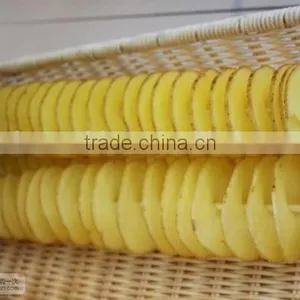 Manual Stainless Steel Twisted Potato Slicer / Spiral Vegetable Cutter thumbnail-3