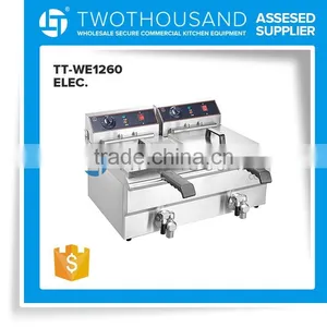 Gas Chip Fryer - 2 Baskets, 11 Liters, 35490 BTU, TT-WE268C thumbnail-6