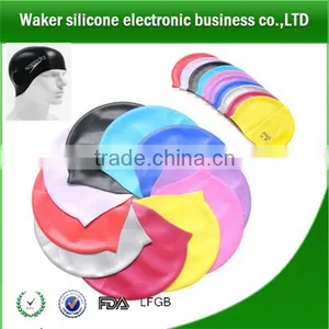 2017 Hot Summer With Cool Silicone Swimming Cap thumbnail-1