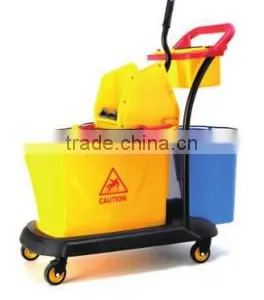 35L Down-press Double Mop Wringer Tolley for Cleaning thumbnail-1