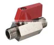 Mini Ball Valve With Size of 1/4" 3/8"1/2" ,brass Chrome Planted thumbnail-4