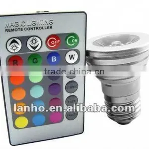 Magic Lighting LED Light Bulb And Remote With 16 Different Colors And 5 Modes thumbnail-1