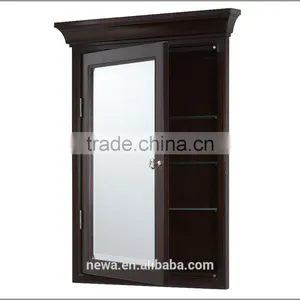 Wood Framed Bathroon Mirror thumbnail-1