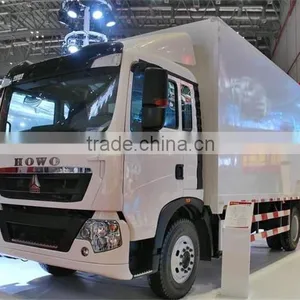 SINOTRUK T5G 140HP Euro4 4X2 10 Ton Cargo Truck / Van Truck With MAN Engine thumbnail-1
