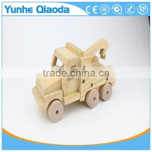 Puzzles Crane 3D Woodcraft Kit Assemble Paint DIY Toys for Kids Adults the Best Birthday Gift thumbnail-1
