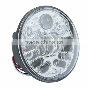 Black&Chrome 5-3/4'' 5.75" Daymaker Projector Headlight For CVO Dyna Fat Street Bob thumbnail-4