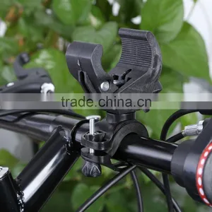 Bicycle Light Bracket Front Holder Flashlight Clip 90 Degree Rotation Bike Equipment Mount on Frame Handlebar Seatpost thumbnail-1