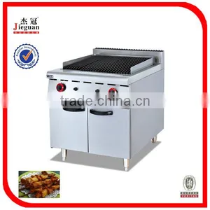 Gas Lava Rock Grill With Cabinet - Restaurant Equipment thumbnail-1