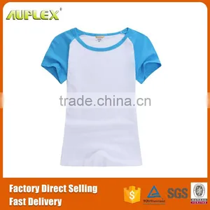 2016 Organic Blank Combed Cotton Dri Fit Sublimation t Shirt for Sale thumbnail-2