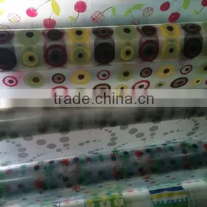 China Manfacture Printing EVA,PEVA,PE Film for Table Cloth,table Mat thumbnail-1