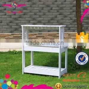 Fireproof WPC Garden Flower Shelf Rack thumbnail-2
