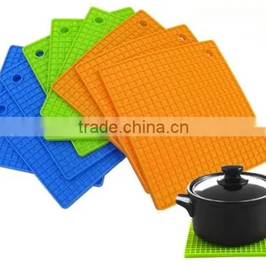 New Design FDA Grade Square Silicone Trivet thumbnail-1
