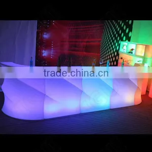 2015 Newest Acrylic Material Illuminated Led Table and Chair for Events thumbnail-1