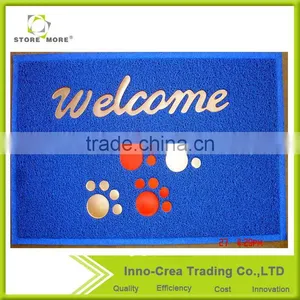 Blue Cartoon Printed Durable Ployester Washable Floor Mat thumbnail-1
