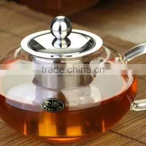 Borosilicate Lampworking Pyrex Glass Tea Pot600ml,800ml,1000ml thumbnail-2
