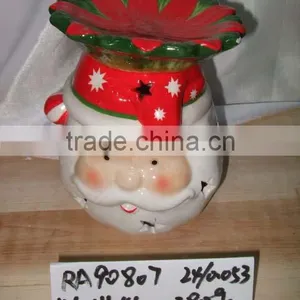 Wholesale Santa Shape Ceramic Christmas Plate for Christmas Supply thumbnail-1