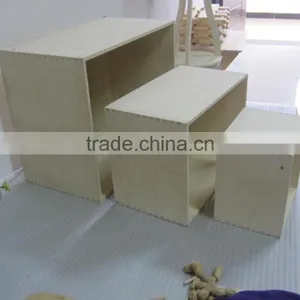 Unfinished Wood Box Without Lid Best Selling Wood Art Craft thumbnail-4