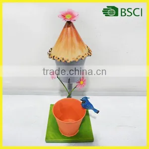 Iron Vase Stands and Bird's Nest Decoration Metal Low Factory Price thumbnail-1