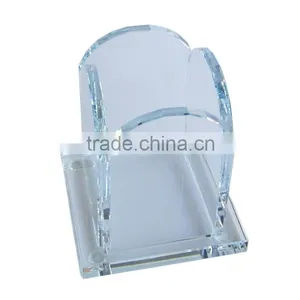 JINGYAGE Office Table Set Crystal Simple Transparent Pen Holder Set thumbnail-3