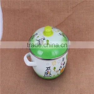 Quality Guarantee Enamel / Ceramic Kitchenware Cookware Pot With Hollow Handle thumbnail-3