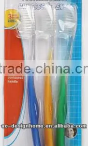 3 PCS PLASTIC TOOTHBRUSH SET thumbnail-1