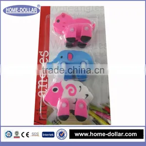 Customized Design Low Mould Cost Cheap Wholesale Cute Animal Shape 3d Eraser thumbnail-4