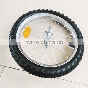 16"x2.125"Inflatable Bicycle Trailer Wheel thumbnail-3