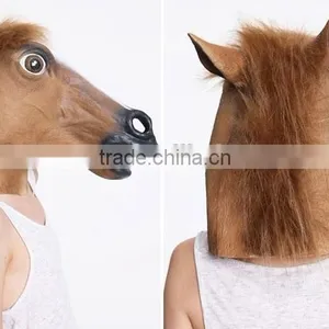 Latex Cosplay Horse Head Mask thumbnail-4