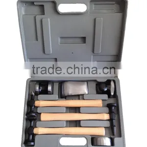 7 Pcs/set Auto Repair Hammer W/hickory Wooden Handle thumbnail-1