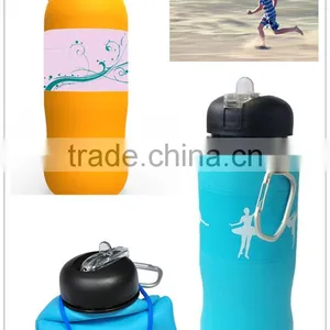 High Quality Direct Factory Silicone Traveling Water Bottle thumbnail-2
