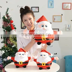 25cm Super Cute Santa Claus Light Up Stuffed Plush Toy As Children's Gifts for Christmas thumbnail-2
