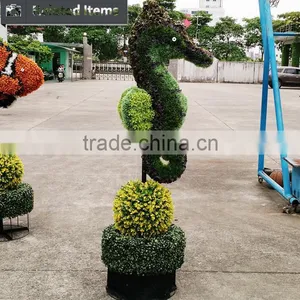Fake Plastic Grass Hedge Artificial Milan Grass Topiary Animal Made in Dongguan for Wholesale thumbnail-6