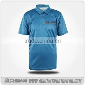2017 New Custom Polo Shirts Sublimated Polo Shirts High Quality Polo Shirts thumbnail-2