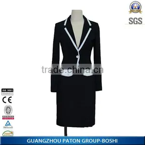 Guangzhou Factory OEM Type Top And Skirt Women Suit Ladies Blazer Suit thumbnail-2