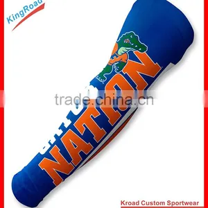 Fashion Striped Arm Sleeves Cover UV Sun Protection for Cycling Basketball, Golf, Football thumbnail-4
