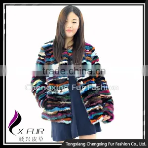 CX-G-A-51 Hot Sale Multi Color Genuine Mink Fur Coat for Winter thumbnail-6