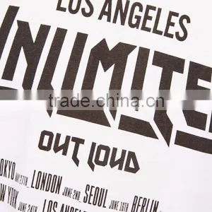 High Quality Wholesale Cotton White Streetwear Mens American Apparel Tshirt OEM Modern Screen Printing Tees thumbnail-6