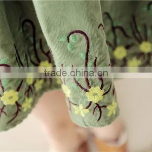 2015 Spring Boutique Children Clothing Casual Baby Girl Long Dresses 3 Colors thumbnail-6