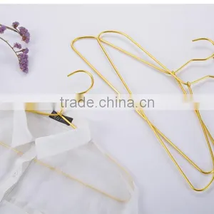 Wholesale Wire Hanger Copper Clothes Metal Hanger Bulk Wire Rose Gold Hangers thumbnail-1
