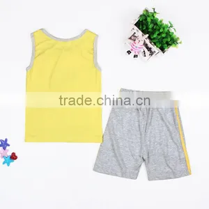 S15538A 2017 Summer Short Cotton Sleepwear Set Baby Boys Pajamas thumbnail-3