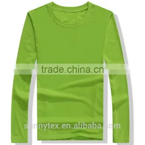 2017 Industrial Fashionable no Label Long Sleeve T-shirt for Man thumbnail-2