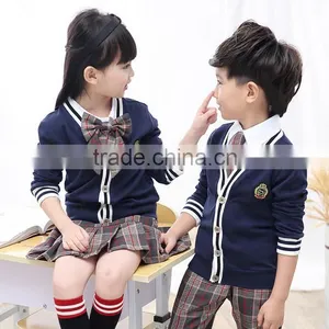 Custom Nice Good Quality Childrens Uniform Supplier Toddler Girl School Uniforms for Boys and Girls thumbnail-5