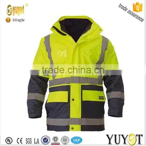 REFLECTIVE TAPED FULLY WATERPROOF 5 IN 1 RAIN JACKET thumbnail-1