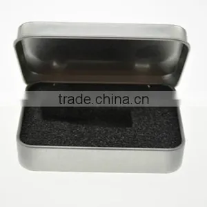 R1846H Manufacturer Wholesale Rectangle Mini Tin Can for U Disk Lighter Packing Box thumbnail-5