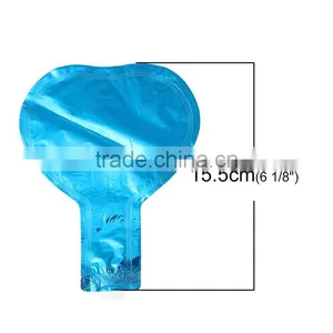 Aluminium Foil Balloons Party Decoration Heart Blue thumbnail-2