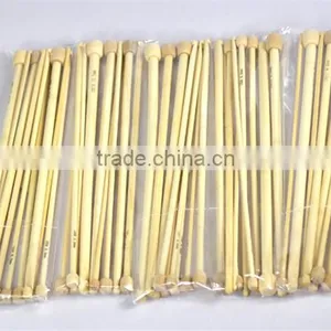 High Quality 9 Sizes Bamboo Afghan Tunisian Sewing Crochet Hooks Needles thumbnail-2