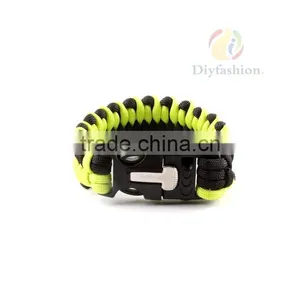 Fashion Best Paracord Bracelet With Paracord Charm Metal Buckle PC6012-9 thumbnail-5