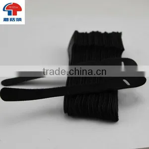 Nylon Hook and Loop Cable Ties/black Double Sided Cable Strap thumbnail-1